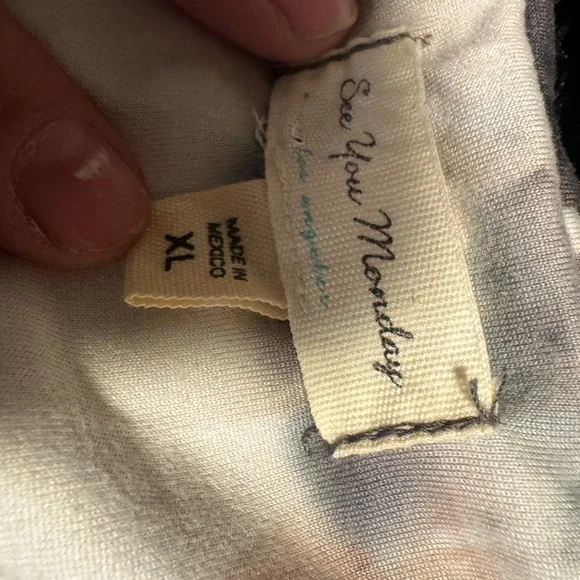 SEE YOU MONDAY Tie-Dye V-Neck Dress - Picture 5 of 5